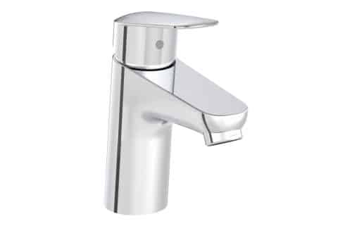 VitrA Flow Round Basin Mixer - Chrome