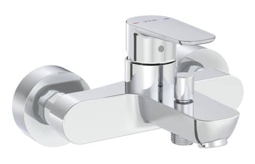 VitrA Flow Soft Wall Mounted Bath/Shower Mixer - Chrome