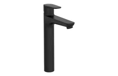 VitrA Flow Soft Tall Basin Mixer - Matt Black