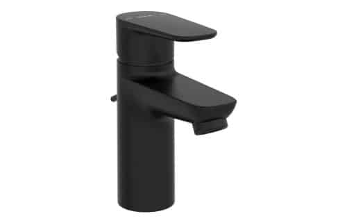 VitrA Flow Soft Basin Mixer w/Waste Lever - Matt Black