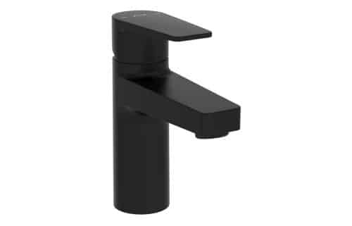 VitrA Flow Square Basin Mixer - Matt Black