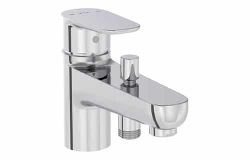 VitrA Flow Soft Monohole Bath/Shower Mixer - Chrome