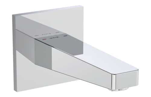 VitrA Root Square Wall Mounted Bath Spout - Chrome