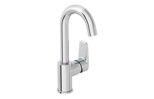VitrA Flow Soft Swivel Basin Mixer - Chrome