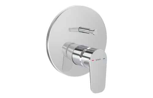 VitrA Flow Soft Integrated Bath Mixer Valve - Chrome