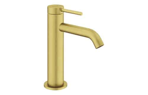 VitrA Minimax Round Large Basin Mixer - Brushed Brass