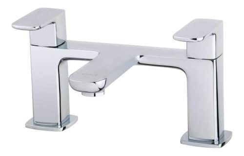 VitrA Square Wall Mounted Bath Filler - Chrome