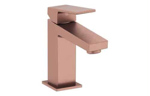 VitrA Minimax Square Standard Basin Mixer - Brushed Bronze