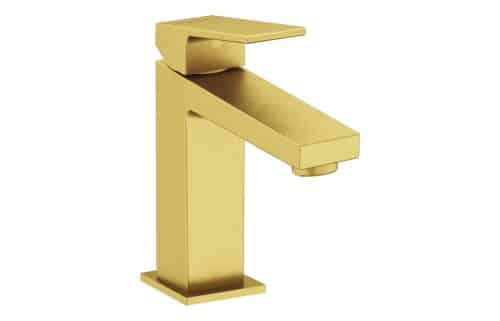 VitrA Minimax Square Large Basin Mixer - Brushed Brass
