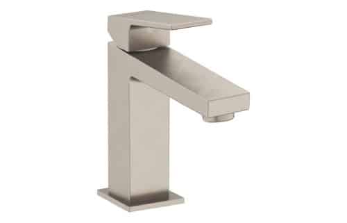 VitrA Minimax Square Large Basin Mixer - Brushed Nickel
