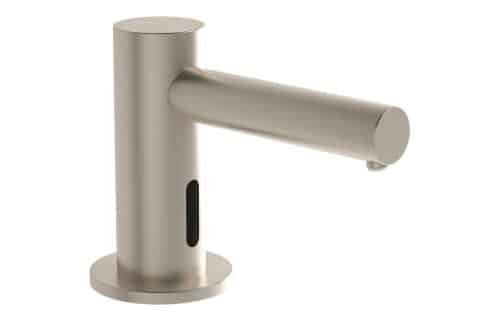 VitrA Origin Touch Free Short Soap Dispenser (Mains) - Brushed Nickel