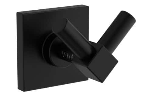 VitrA Root Bathrobe Holder - Matt Black