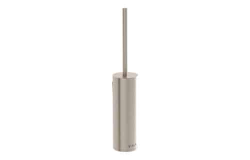 VitrA Origin Free Standing WC Brush Holder - Brushed Nickel