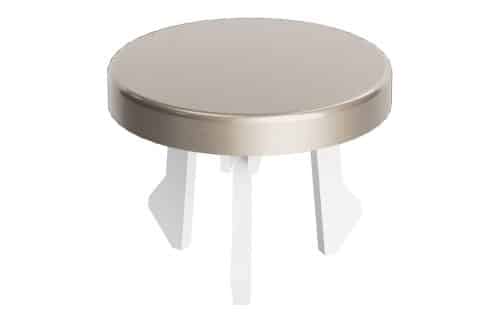 VitrA Basin Overflow Cover - Brushed Nickel