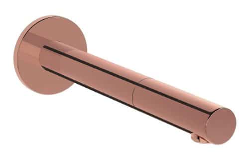 VitrA Origin Touch Free Wall Mounted Long Basin Mixer (Mains) - Soft Copper