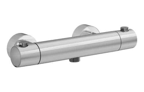 VitrA Aquaheat Wall Mounted Shower Mixer - Chrome