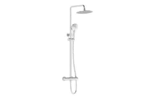 VitrA Aquaheat Bliss 250 Thermostatic Shower Column - Chrome