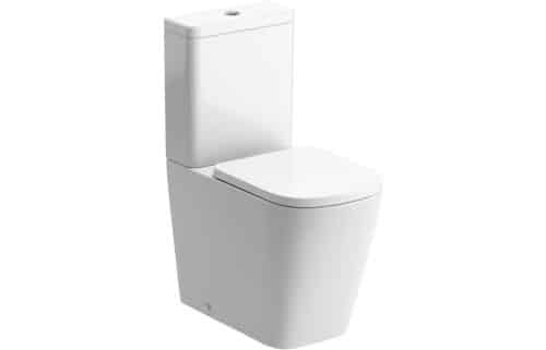Magdalena Rimless Close Coupled Fully Shrouded Comfort Height WC & Soft Close Seat