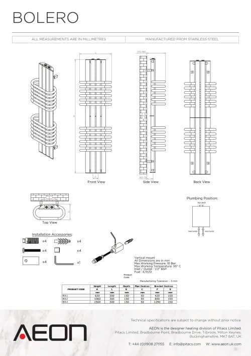 bolero technical BOLERO