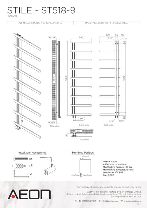 stile ST518 9 technical STILE