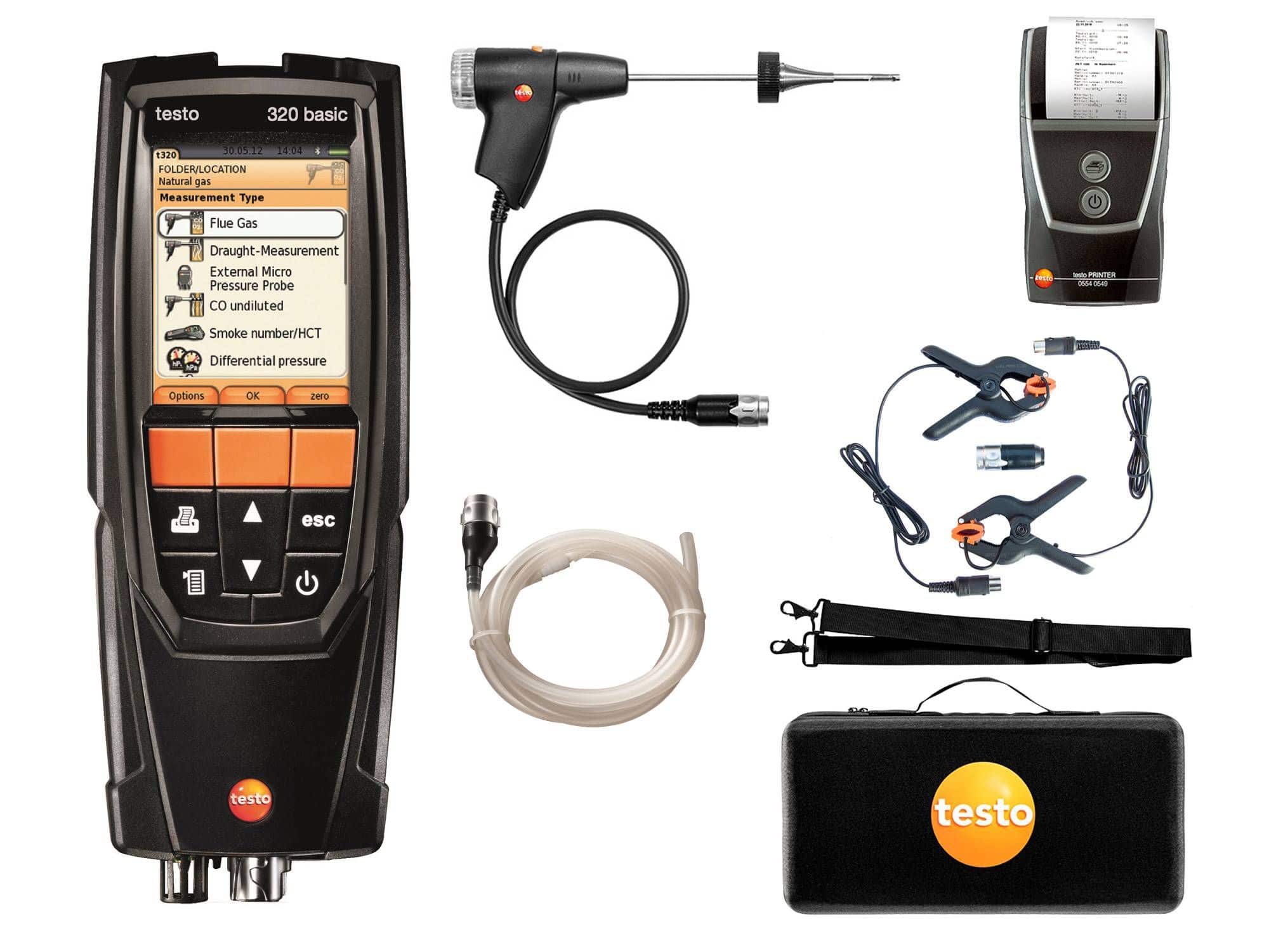 testo 320B Flue Gas Analyser (Advanced Set) UK Plumbing